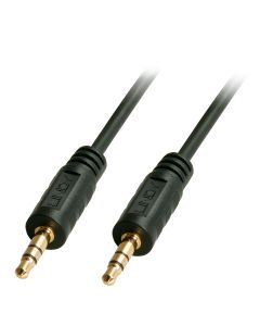 Lindy 35642 audio kabel 2 m 3.5mm Zwart