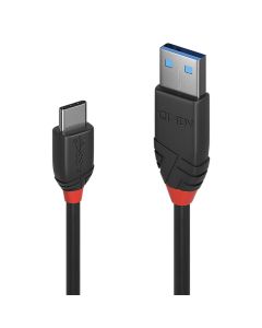 Lindy 36915 USB-kabel USB 3.2 Gen 1 (3.1 Gen 1) 0,5 m USB A USB C 10 Gbit/s Zwart