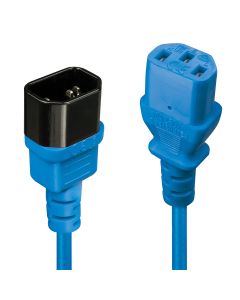 Lindy 30472 electriciteitssnoer Blauw 2 m C13 stekker C14 stekker