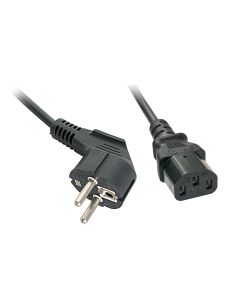 Lindy 30337 electriciteitssnoer Zwart 5 m CEE7/7 C13 stekker