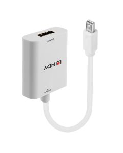 Lindy 41069 video kabel adapter Mini DisplayPort HDMI Type A (Standaard) Wit