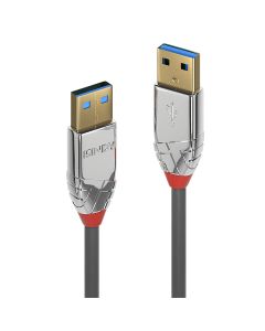 Lindy 36627 USB-kabel USB 3.2 Gen 1 (3.1 Gen 1) 2 m USB A 5 Gbit/s Grijs
