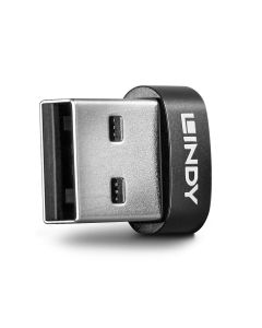 Lindy 41884 tussenstuk voor kabels USB Type-A USB Type-C Zwart