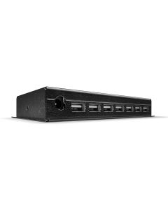 Lindy 42794 interface hub USB 2.0 Type-B 480 Mbit/s Zwart
