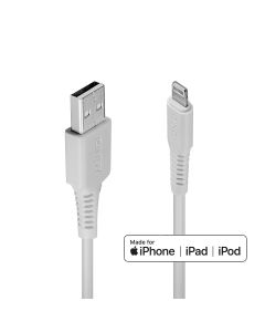 Lindy 31328 Lightning-kabel 3 m Wit