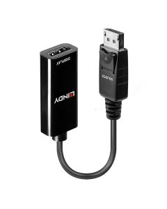 Lindy 41718 video kabel adapter 0,15 m DisplayPort HDMI Zwart