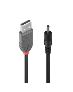Lindy 70266 electriciteitssnoer Zwart 1,5 m USB A