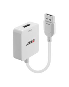 Lindy 38303 video kabel adapter 0,095 m HDMI Type A (Standaard) DisplayPort Wit