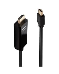 Lindy 36926 video kabel adapter 1 m HDMI Type A (Standaard) Mini DisplayPort Zwart