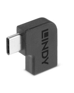 Lindy 41894 tussenstuk voor kabels USB 3.2 Type C Zwart