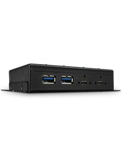 Lindy 43094 interface hub USB 3.2 Gen 2 (3.1 Gen 2) Type-C 10000 Mbit/s Zwart