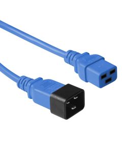Microconnect PE2019B3 electriciteitssnoer Blauw 3 m C20 stekker C19 stekker