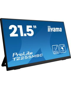 iiyama ProLite T2255MSC-B1 computer monitor 54,6 cm (21.5") 1920 x 1080 Pixels Full HD LCD Touchscreen Zwart