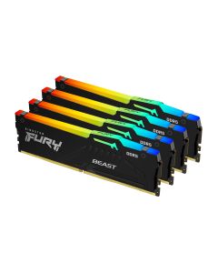 Kingston Technology FURY Beast 128GB 5200MT/s DDR5 CL40 DIMM (Kit van 4) RGB XMP
