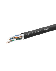 Lanview LVN-CAT6PE-FUTP-305M netwerkkabel Zwart Cat6 F/UTP (FTP) Rond