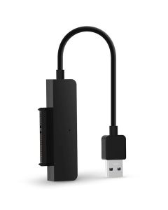 CoreParts MSUB3306 behuizing voor opslagstations HDD-/SSD-behuizing Zwart