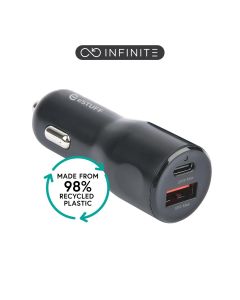 eSTUFF ES631031 oplader voor mobiele apparatuur Mobiele telefoon Zwart Sigarettenaansteker Snel opladen Auto