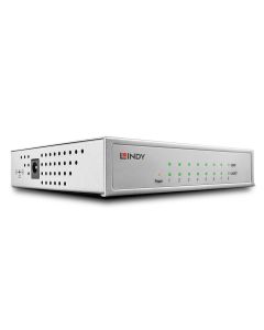 Lindy 25045 netwerk-switch Managed Gigabit Ethernet (10/100/1000) Power over Ethernet (PoE) Zilver