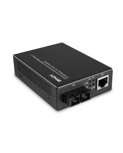 Lindy 25119 netwerk media converter 850 nm Multimode Zwart