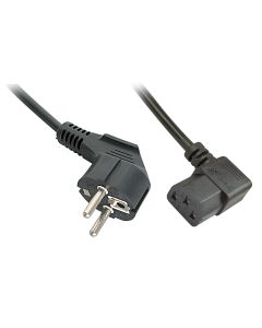 Lindy 30309 electriciteitssnoer Zwart 5 m CEE7/7 IEC 320