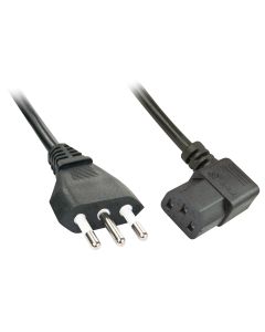 Lindy 30346 electriciteitssnoer Zwart 2 m C13 stekker