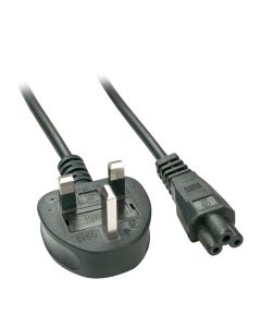 Lindy 30409 electriciteitssnoer Zwart 2 m C5 stekker