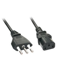 Lindy 30411 electriciteitssnoer Zwart 0,7 m C13 stekker