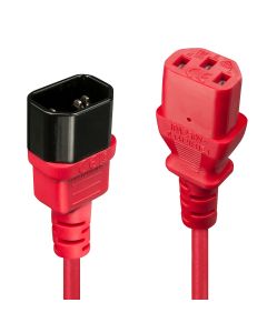 Lindy 30478 electriciteitssnoer Rood 2 m C14 stekker C13 stekker