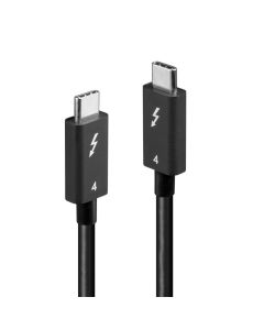 Lindy 31120 Thunderbolt-kabel 1 m 40 Gbit/s Zwart