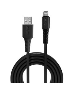 Lindy 31320 Lightning-kabel 1 m Zwart