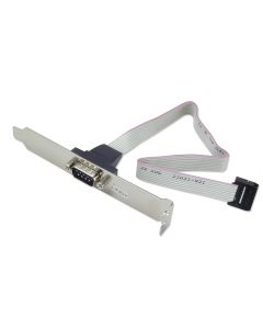 Lindy 33135 seriële kabel Grijs 0,26 m DB-9