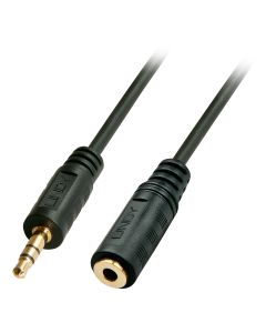 Lindy 35656 audio kabel 10 m 3.5mm Zwart