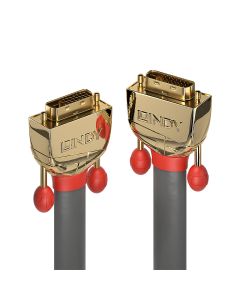 Lindy 36207 DVI kabel 15 m DVI-D Grijs