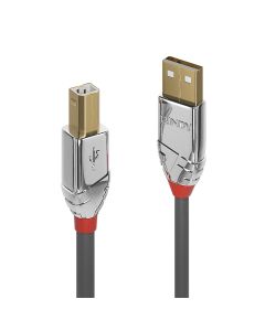 Lindy 36641 USB-kabel USB 2.0 1 m USB A USB B 0,48 Gbit/s Grijs