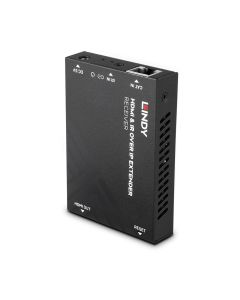 Lindy 38399 audio/video extender AV-receiver Zwart