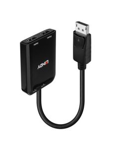 Lindy 38433 video kabel adapter DisplayPort 2 x HDMI