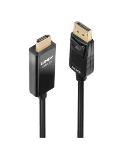 Lindy 40928 video kabel adapter 5 m DisplayPort HDMI Type A (Standaard) Zwart