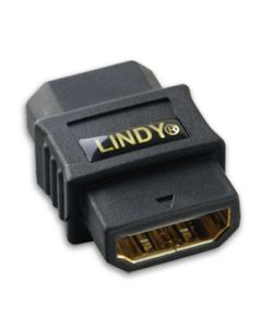Lindy 41230 tussenstuk voor kabels HDMI Zwart