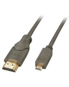 Lindy 41350 HDMI kabel 0,5 m HDMI Type A (Standaard) HDMI Type D (Micro) Zwart