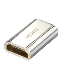 Lindy 41509 tussenstuk voor kabels HDMI Type A (Standard) Metallic