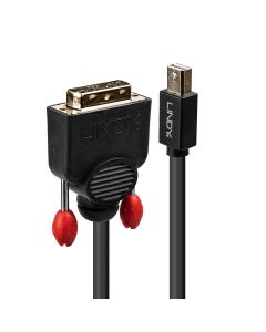 Lindy 41953 video kabel adapter 3 m Mini DisplayPort DVI-D Zwart