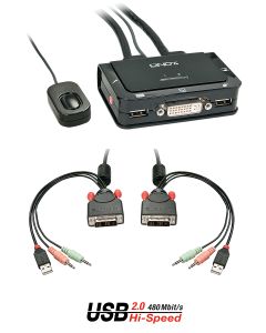 Lindy 42341 KVM-switch Zwart