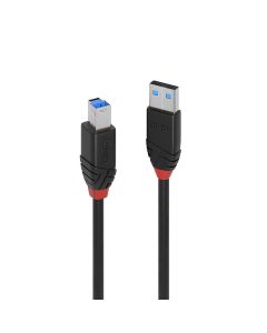 Lindy 43227 USB-kabel USB 3.2 Gen 1 (3.1 Gen 1) 10 m USB A USB B 5 Gbit/s Zwart