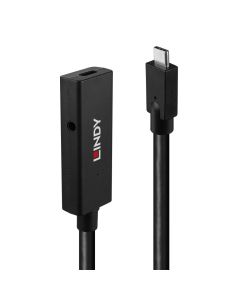 Lindy 43364 USB-kabel USB 3.2 Gen 2 (3.1 Gen 2) 5 m USB C 10 Gbit/s Zwart