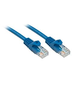 Lindy RJ-45/RJ-45 Cat6 0.5m netwerkkabel Blauw 0,5 m U/UTP (UTP)