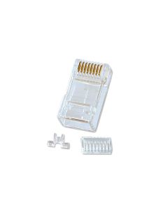 Lindy 62430 kabel-connector RJ-45 8-pin cat.6 Transparant
