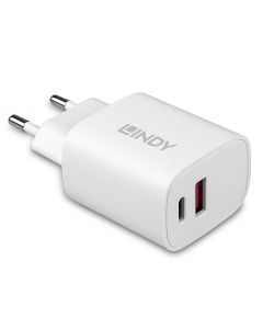 Lindy 73413 oplader voor mobiele apparatuur Universeel Wit AC Snel opladen Binnen