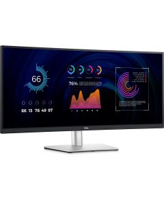 DELL P Series P3424WE computer monitor 86,7 cm (34.1") 3440 x 1440 Pixels 4K Ultra HD LCD Zwart