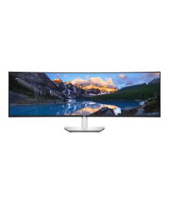 DELL UltraSharp U4924DW computer monitor 124,5 cm (49") 5120 x 1440 Pixels 5K Ultra HD LCD Zwart, Zilver