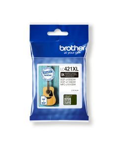 Brother LC-421XLBK inktcartridge 1 stuk(s) Origineel Hoog (XL) rendement Zwart
